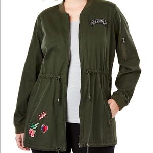 Long Bomber Jacket 🧥 with patches